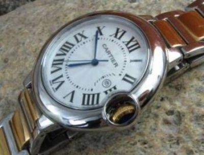 2-Tone Cartier Ballon Bleu De Fake Chinese Watches